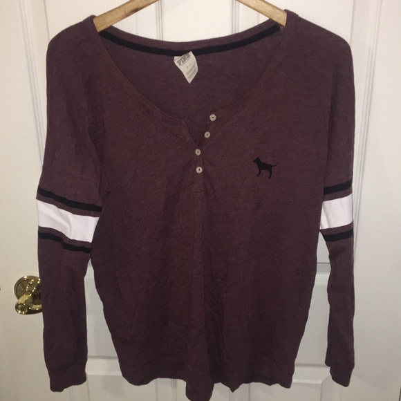 PINK Victoria's Secret Tops - Victoria’s Secret PINK long sleeve tee